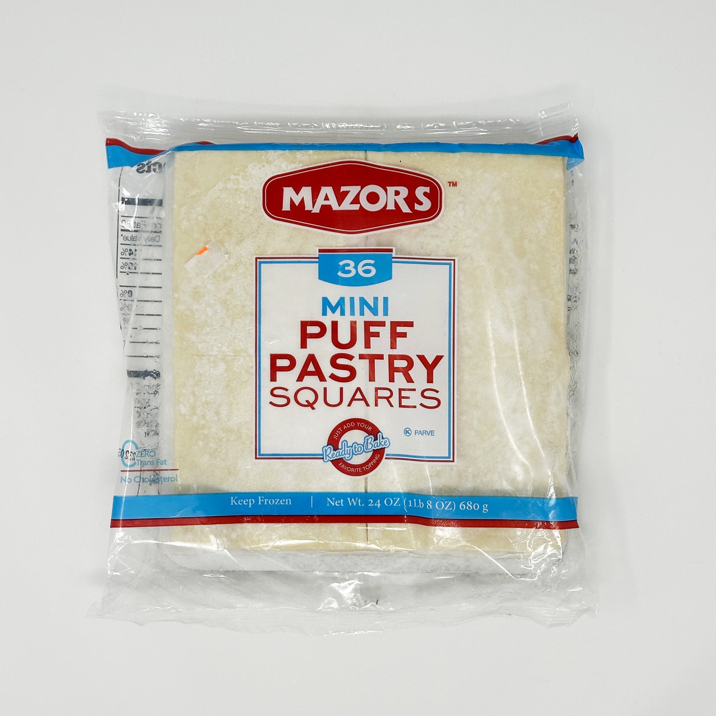 Mazor's Mini Puff Pastry Squares 24 oz
