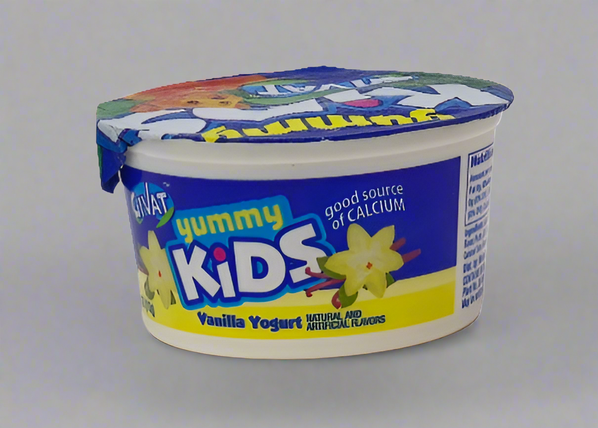 Givat Yummy Kids Vanilla Yogurt 5 Oz