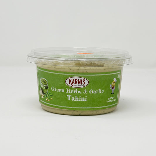 Karnis Tahini Green Herbs & Garlic 10 oz