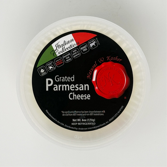 Natural & Kosher Grated Parmesan Cheese 6 oz
