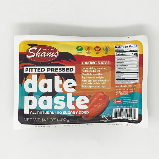 Shams Pitted Pressed Date Paste 14.1 oz
