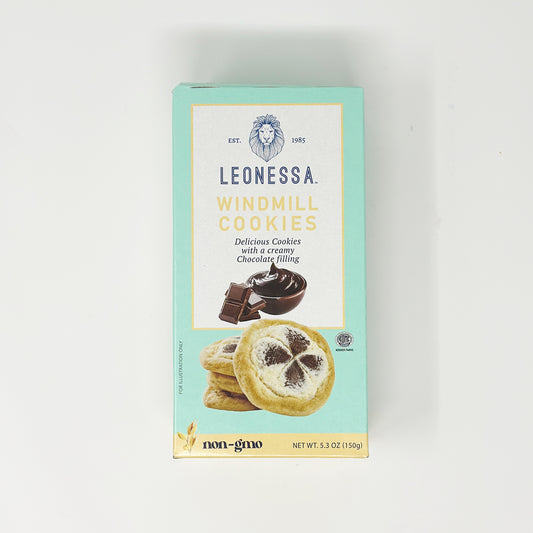 Leonessa Windmill Cookies Chocolate 5.3 oz