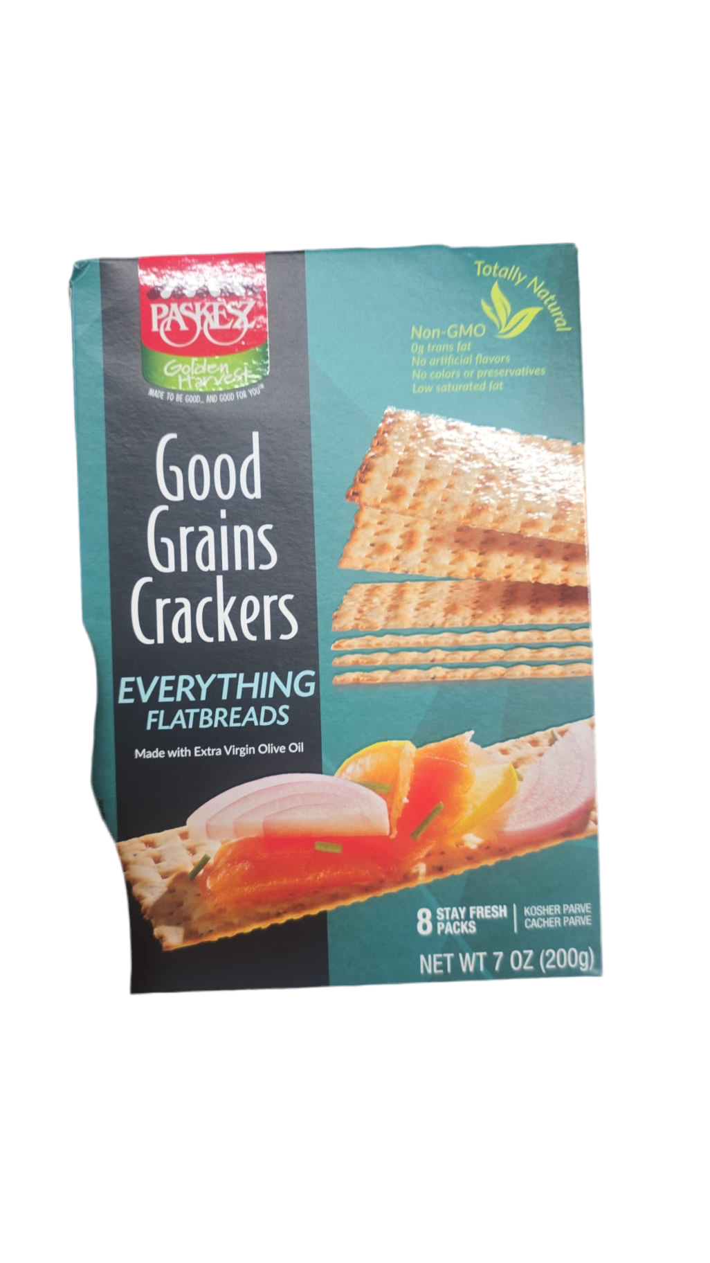 Paskesz Good Grains Crackers Everything 7 oz