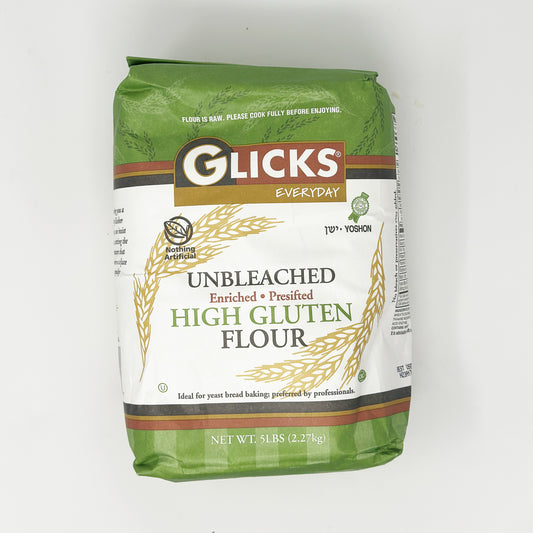 Glicks Unbleached High Gluten Flour 5 lb
