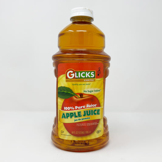 Glicks Apple Juice 64 oz