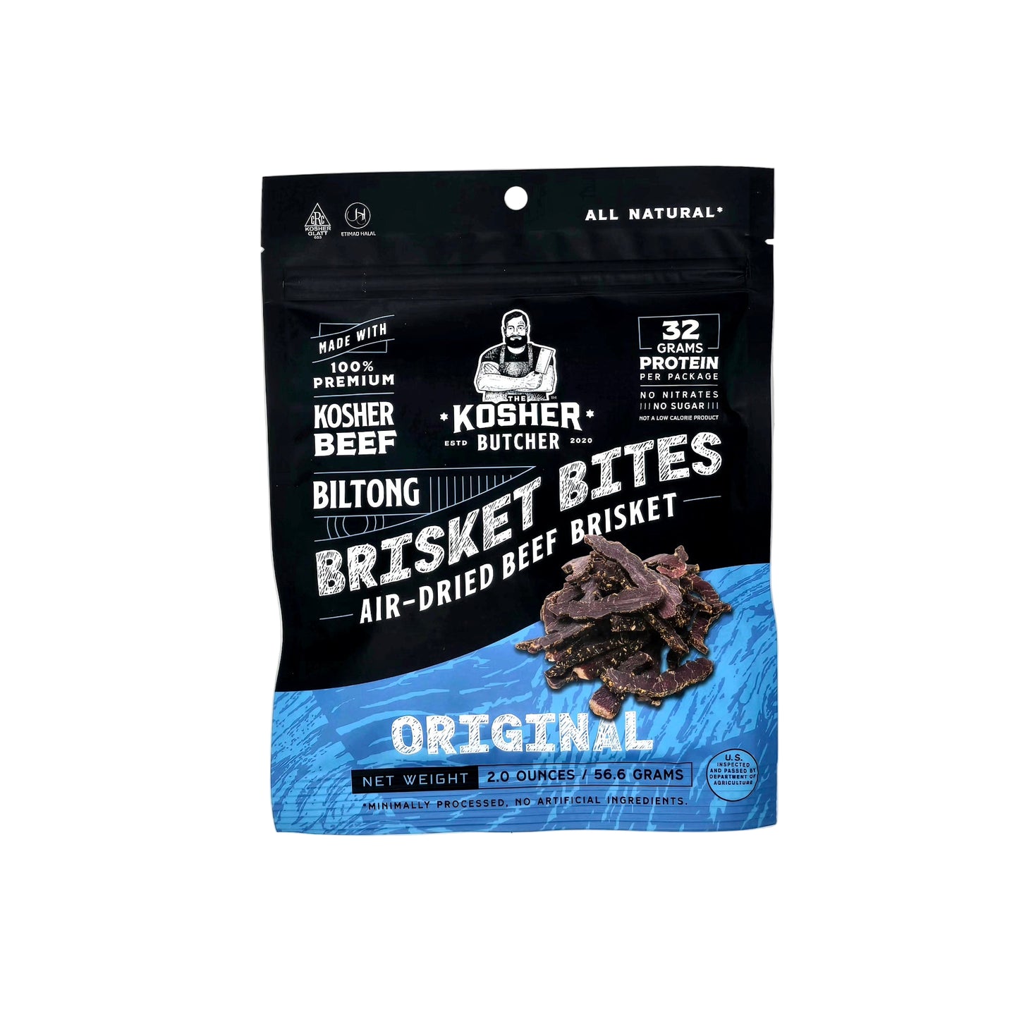 Kosher Butcher Brisket Bites Original 2 oz