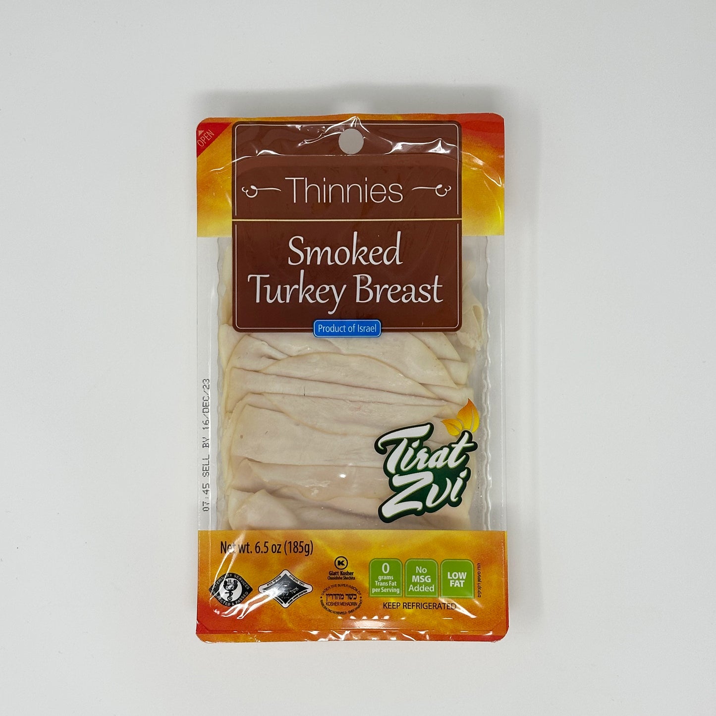 Tirat Zvi Thinnies Smoked Turkey Breast 6.5 oz