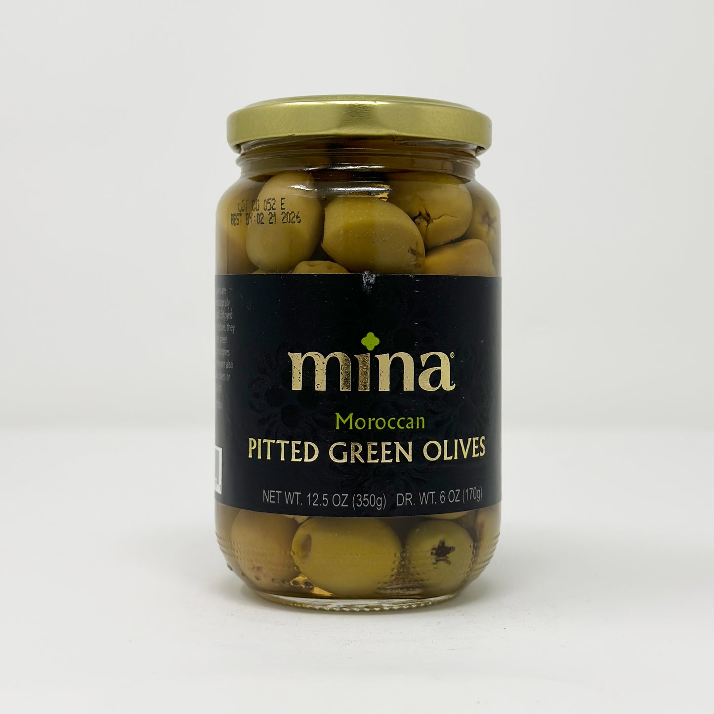 Mina Pitted Green Olives 12.5 oz
