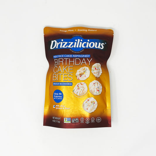 Drizzilicious Birthday Cakes Bites 4 oz