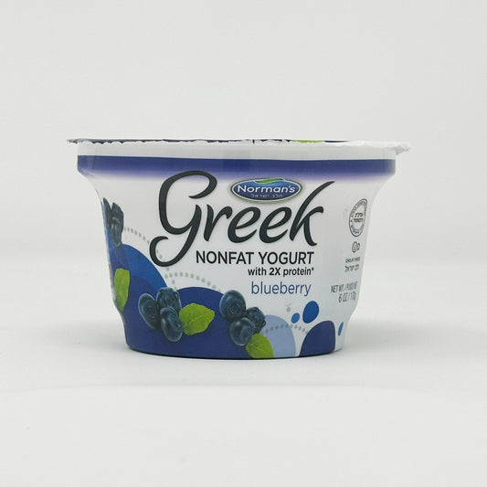 Norman's Greek Yogurt Blueberry 6 oz