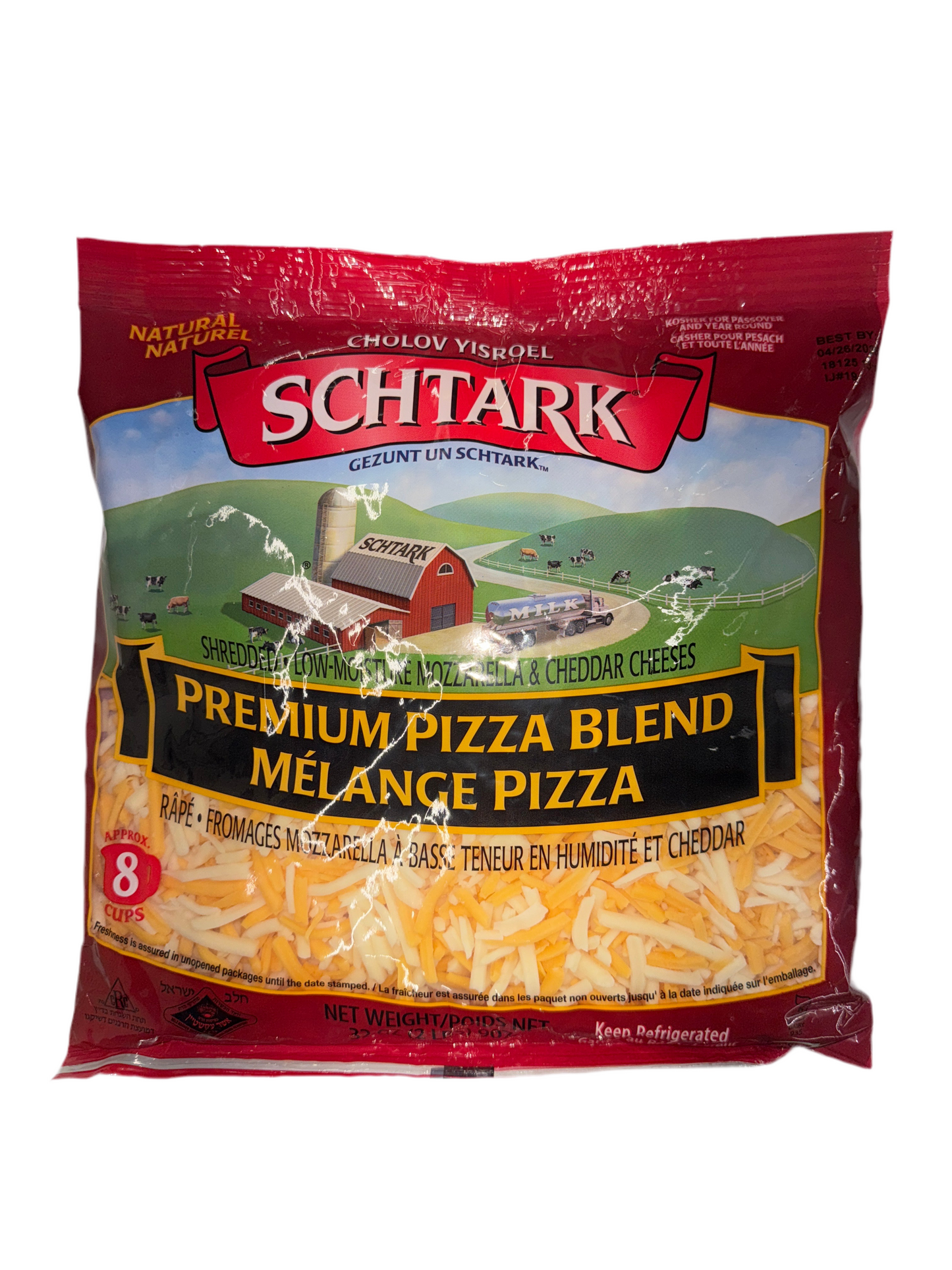 Schtark Shredded Premium Pizza Blend 32 oz
