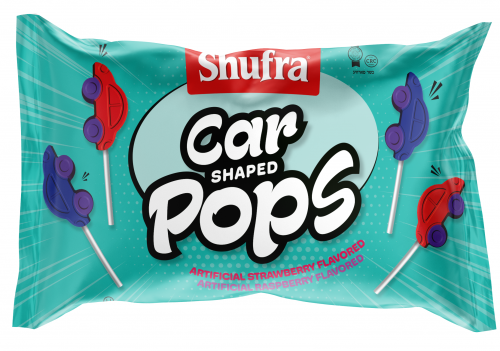 Shufra Car Shaped Pops 7.05 oz