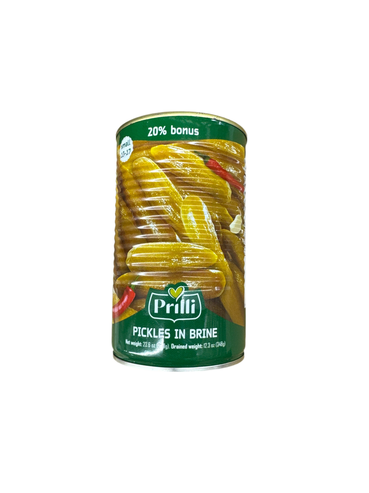 Prilli Pickles in Brine Small 23.6 oz