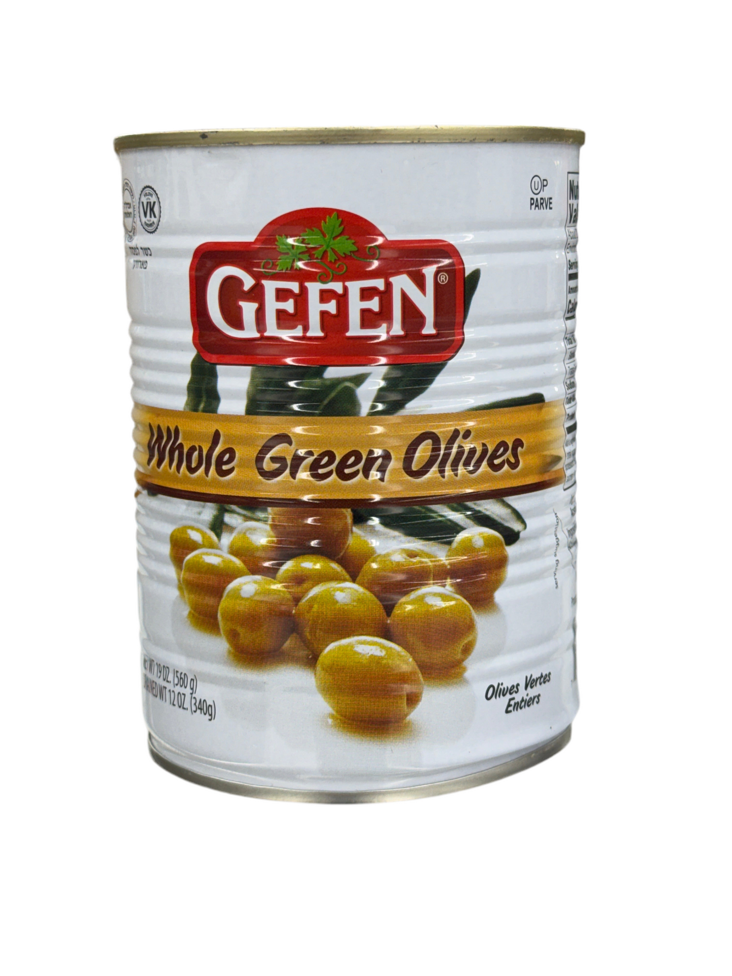Whole Green Olives - GEFEN