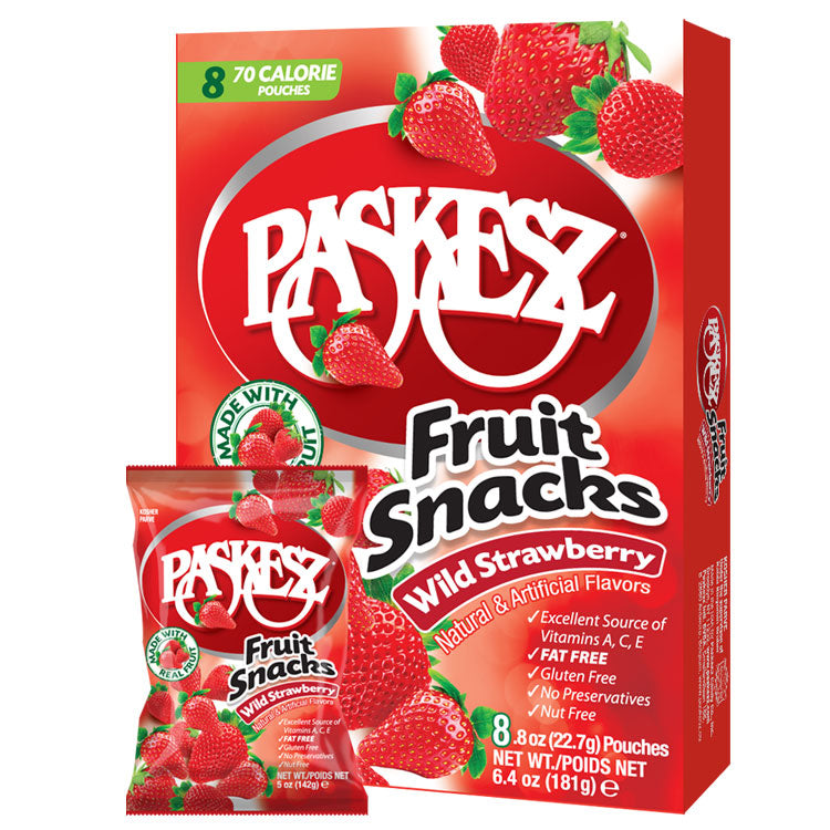 Paskesz Fruit Snacks 8.8 oz