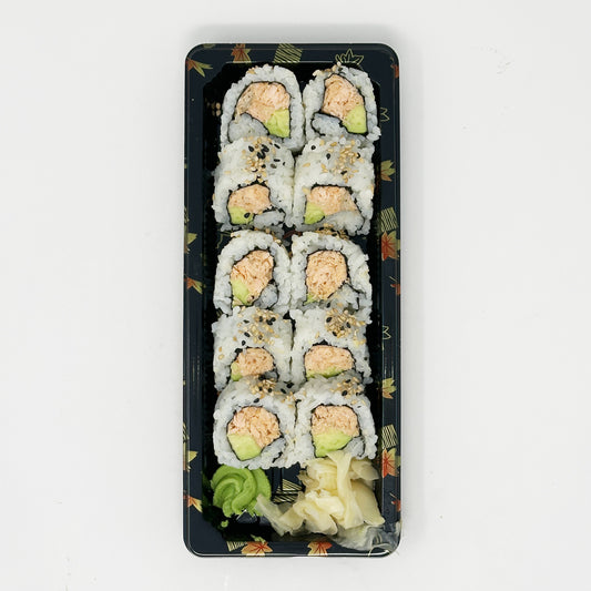 Cooked Salmon Avocado Roll