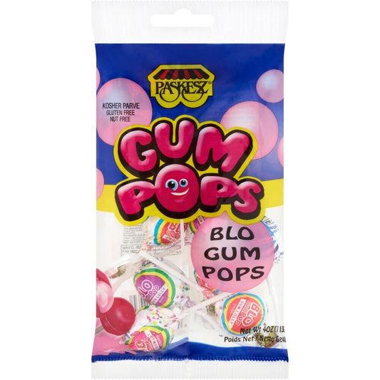 Paskesz Gum Pops Pack 4 oz