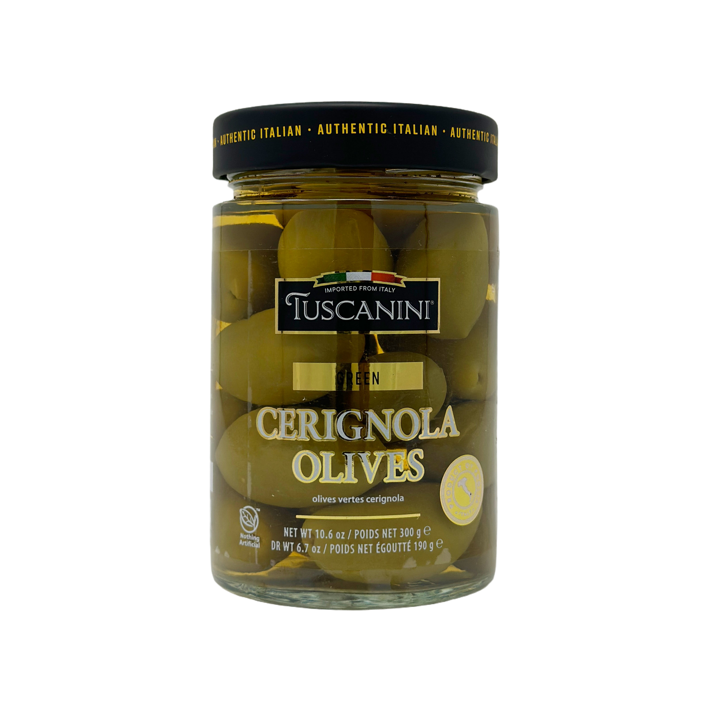 Tuscanini Cerignola Olives 10.6 oz