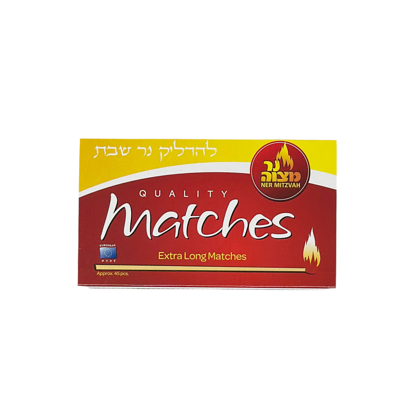 Ner Mitzvah Shabbos Quality Matches Extra Long
