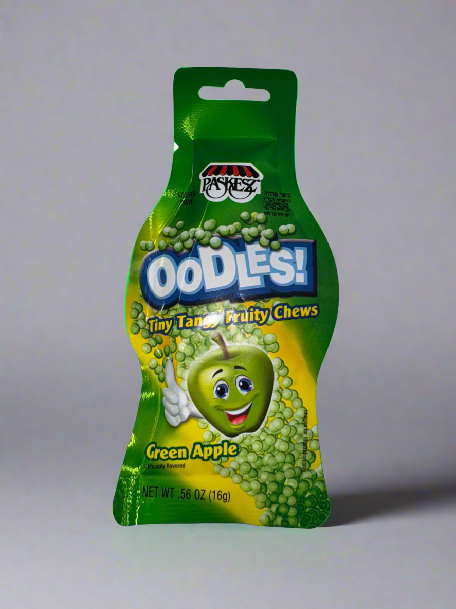 Badatz Paskesz Oodles Green Apple Fruity Chews 0.56 oz