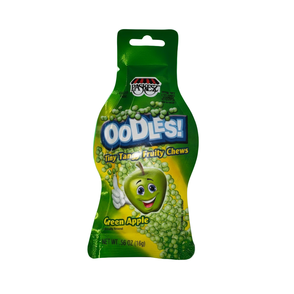 Badatz Paskesz Oodles Green Apple Fruity Chews 0.56 oz