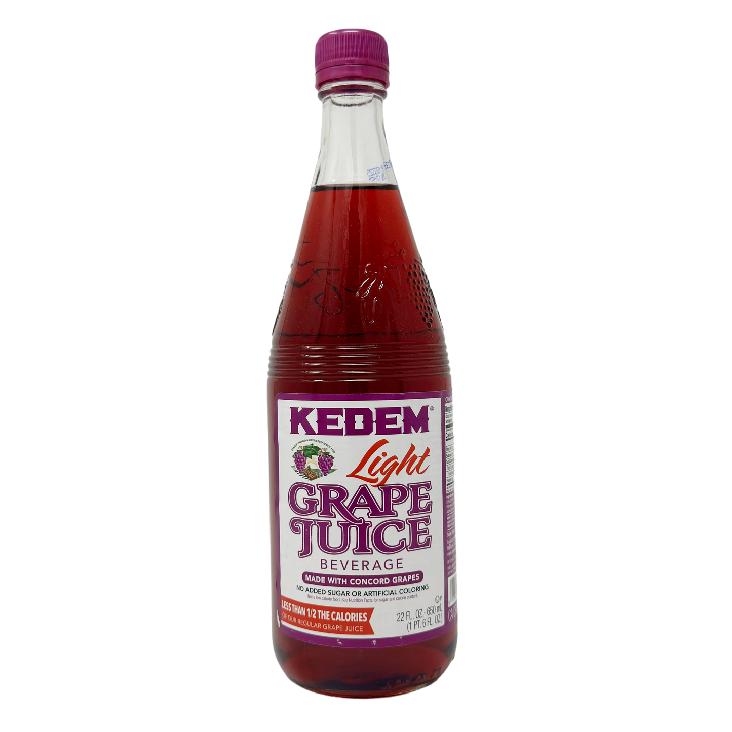 Kedem Light Grape Juice 22 oz
