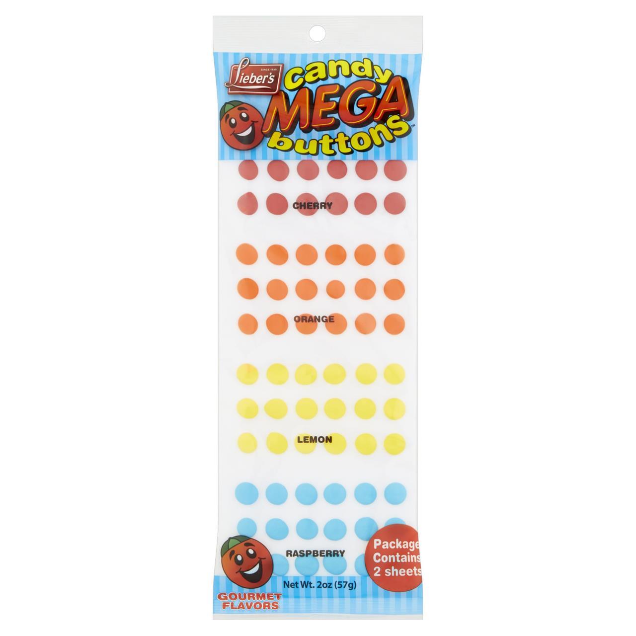Lieber's Candy Mega Buttons 2 oz