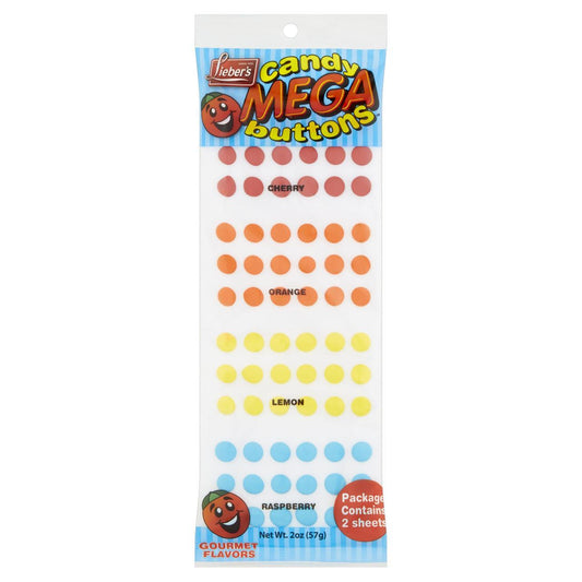 Lieber's Candy Mega Buttons 2 oz
