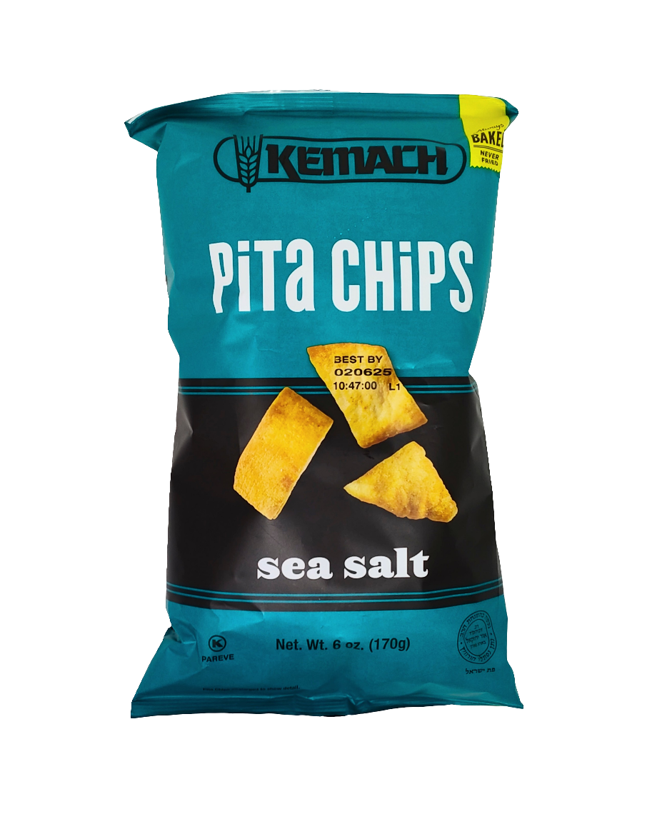 Kemach Pita Chips Sea Salt 6 oz