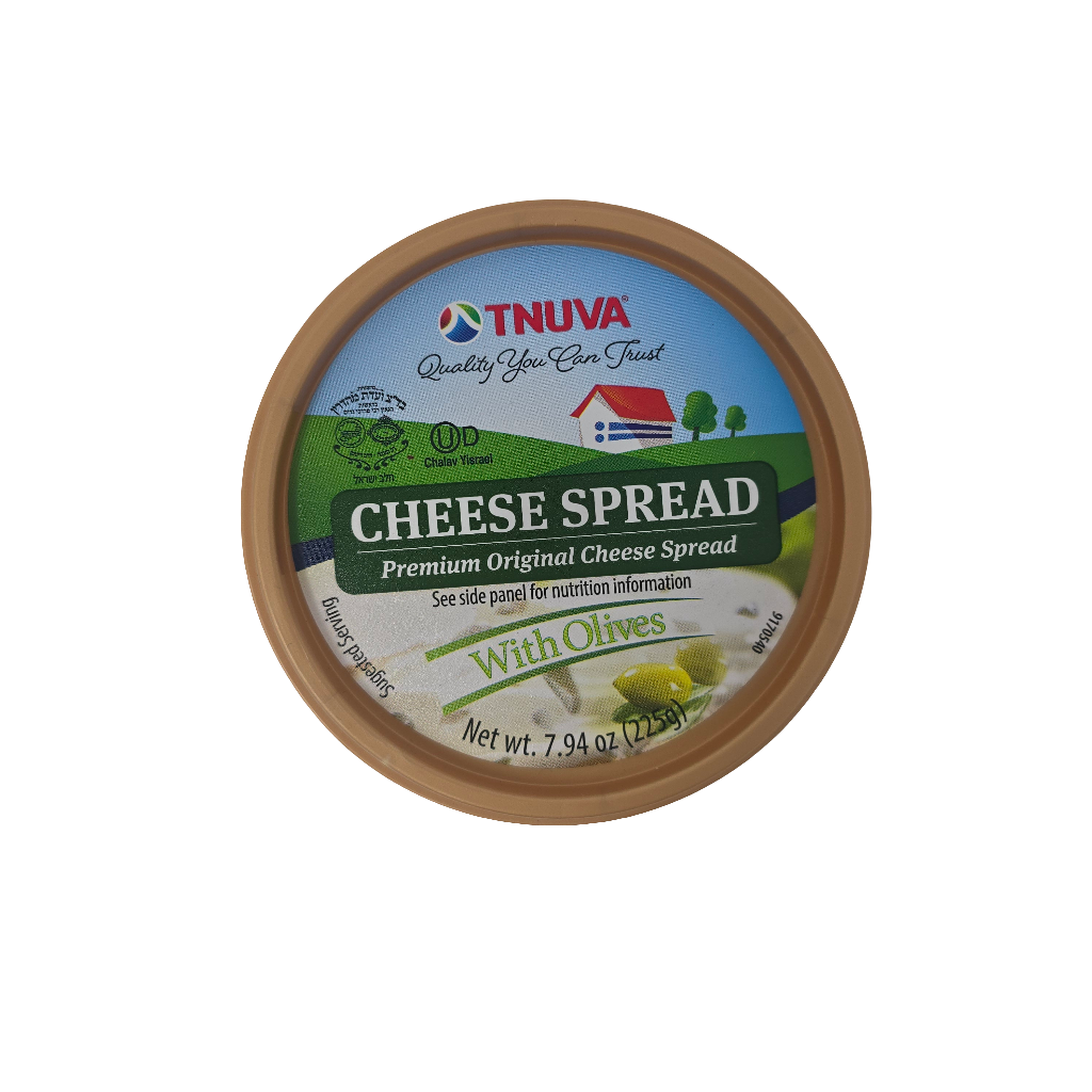 Tnuva Cheese Spread Whith Olives 7.94 Oz