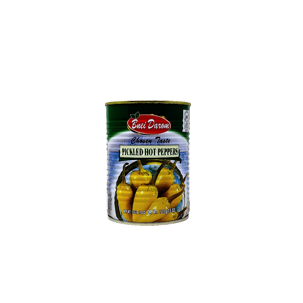 Bnei Darom Pickled Hot Peppers 19 oz