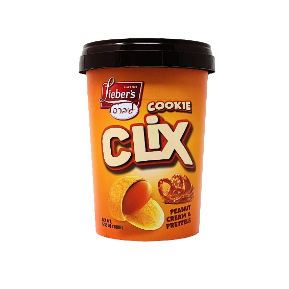 Lieber's Cookie Clix Peanut Cream & Pretzels 6.35 oz