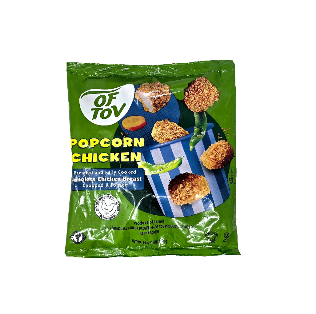 Of Tov Popcorn Chicken 24 oz