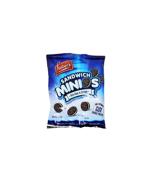Lieber's Sandwich Minios Chocolate Cookie 2 oz