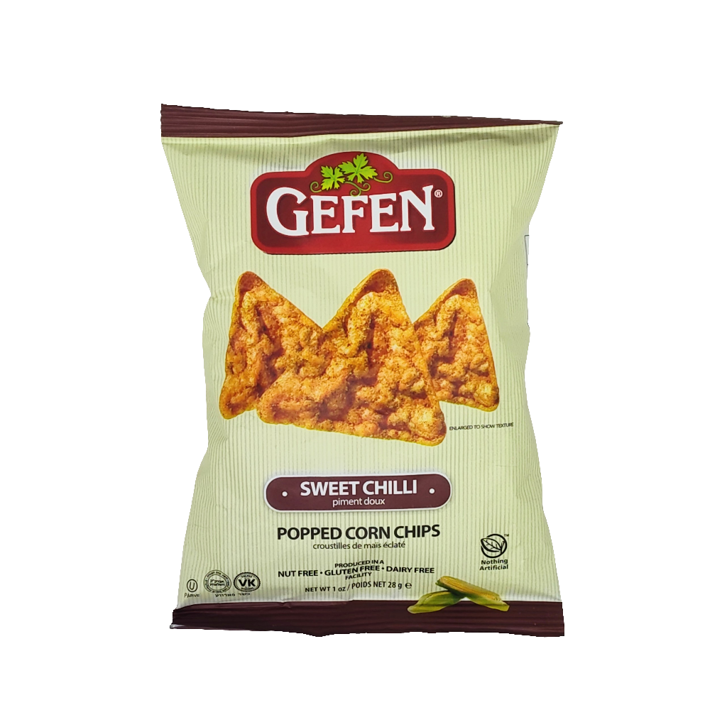 Gefen Sweet Chilli Popped Corn Chips 1 oz
