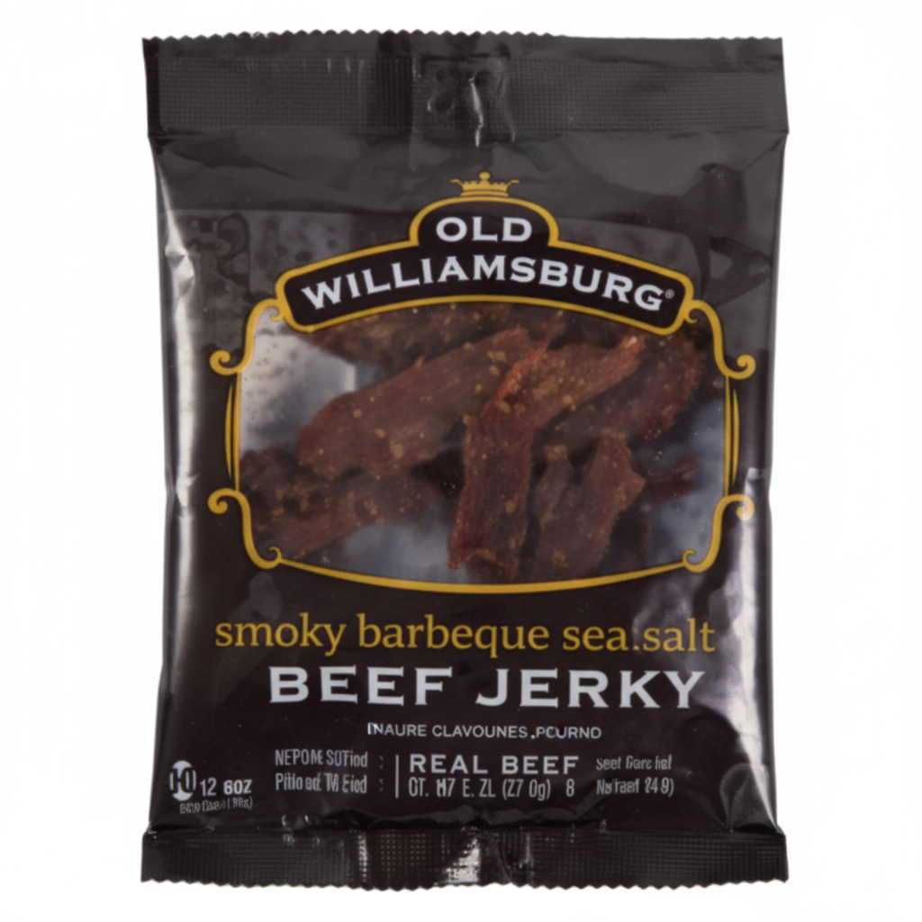 OLD WILLIAMSBURG SMOKED BBQ JERKY (P) - Passover