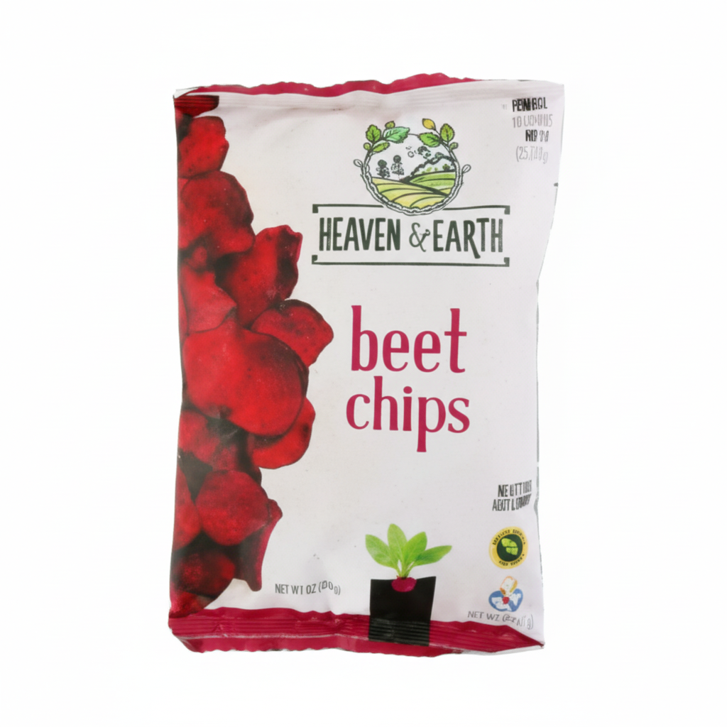 HEAVEN & EARTH 5 OZ BEET CHIPS - Passover