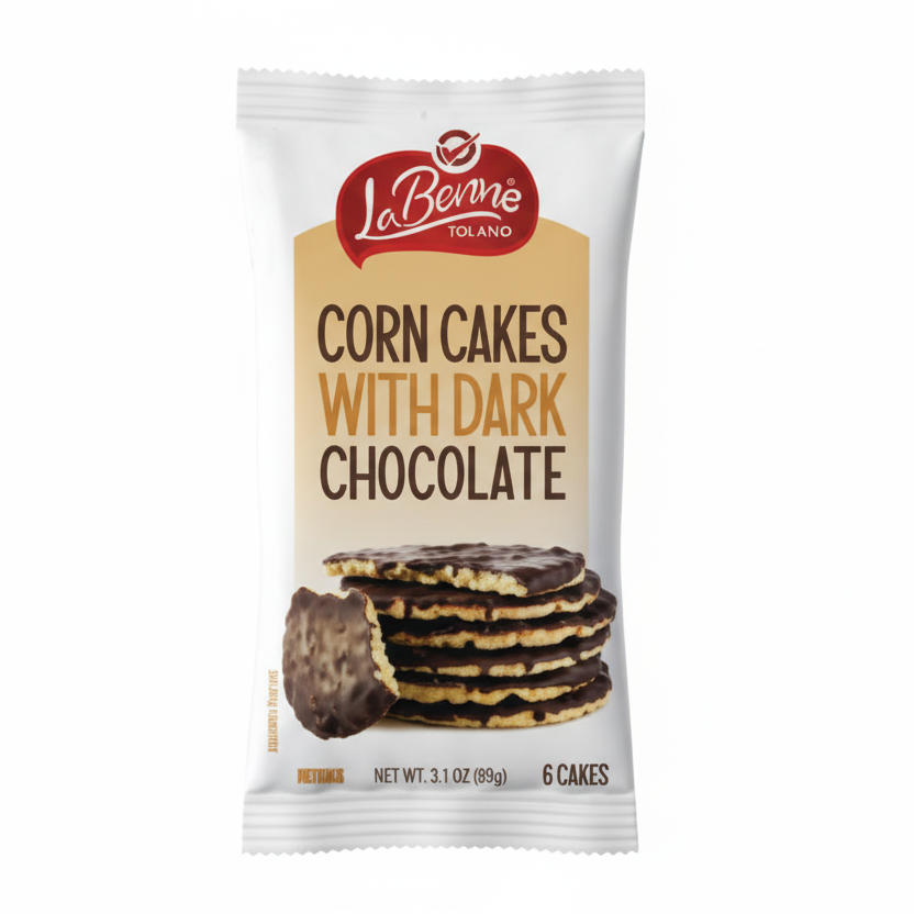 Lieber's Choc. Coated Corn Cakes (Pareve) - Passover