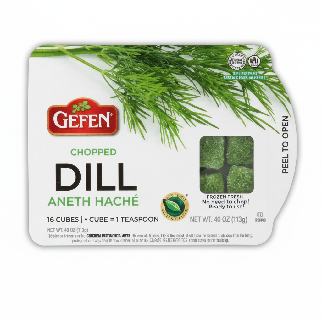 GEFEN CHOPPED DILL CUBES - Passover