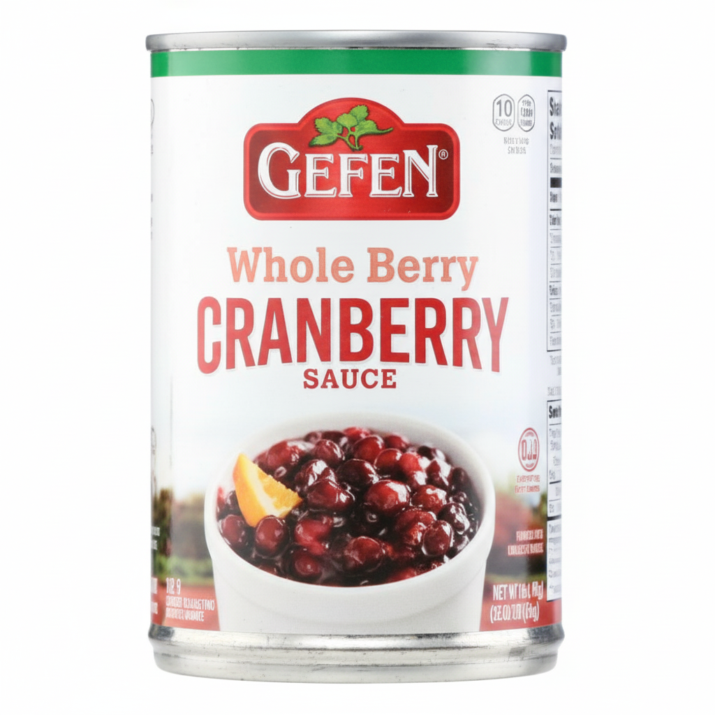 GEFEN WHOLE CRANBERRY SAUCE - Passover
