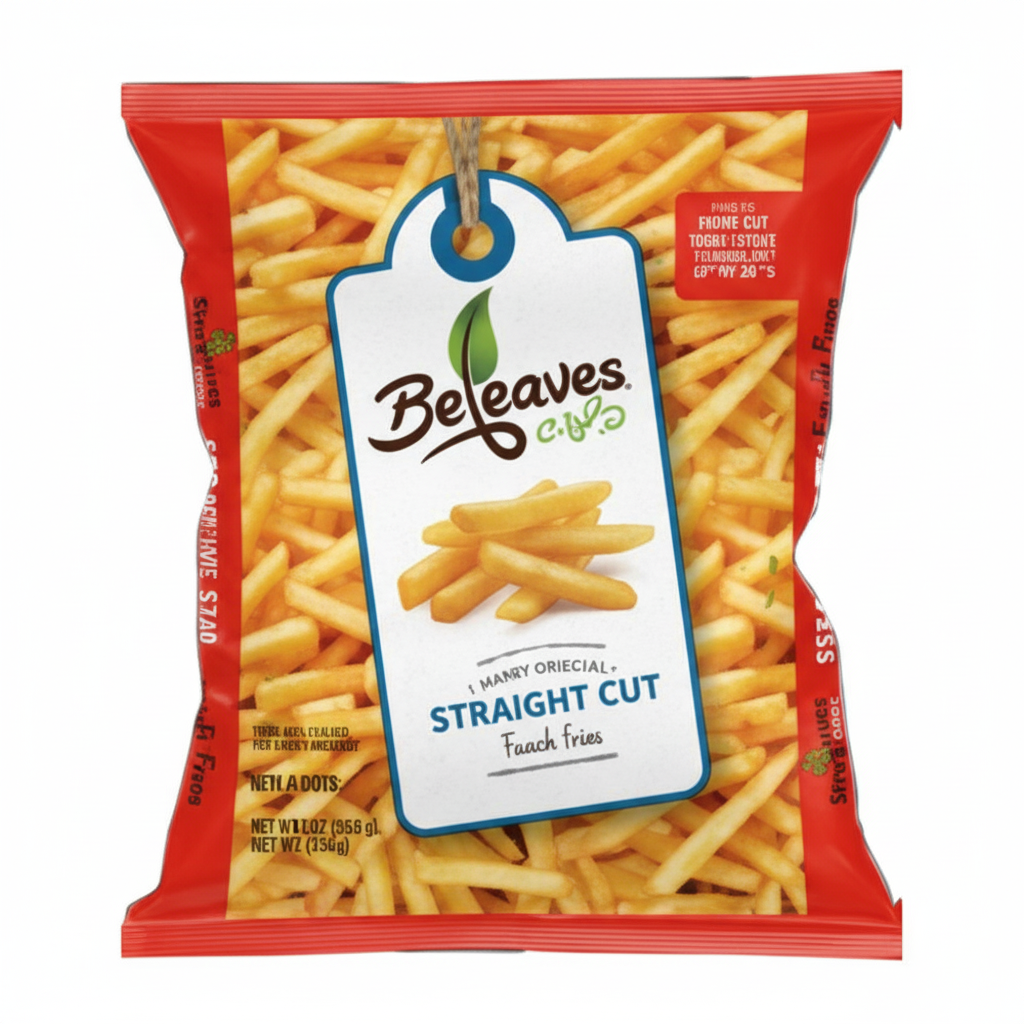 BELEAVES WHITE POTATO FRIES - STRAIGHT CUT - Passover