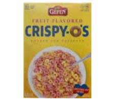 GEFEN CRISPYO'S CEREAL FRUIT - Passover
