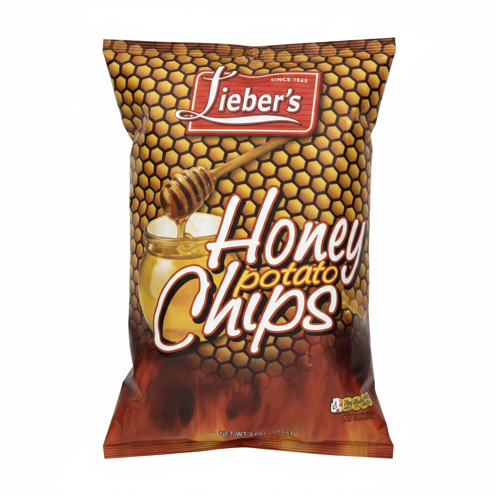 Lieber's Honey BBQ Pot.Chips 9oz - Passover