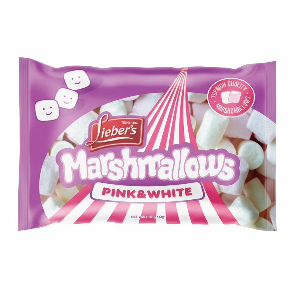 Lieber's Marshmallows (Pink & White) - Passover