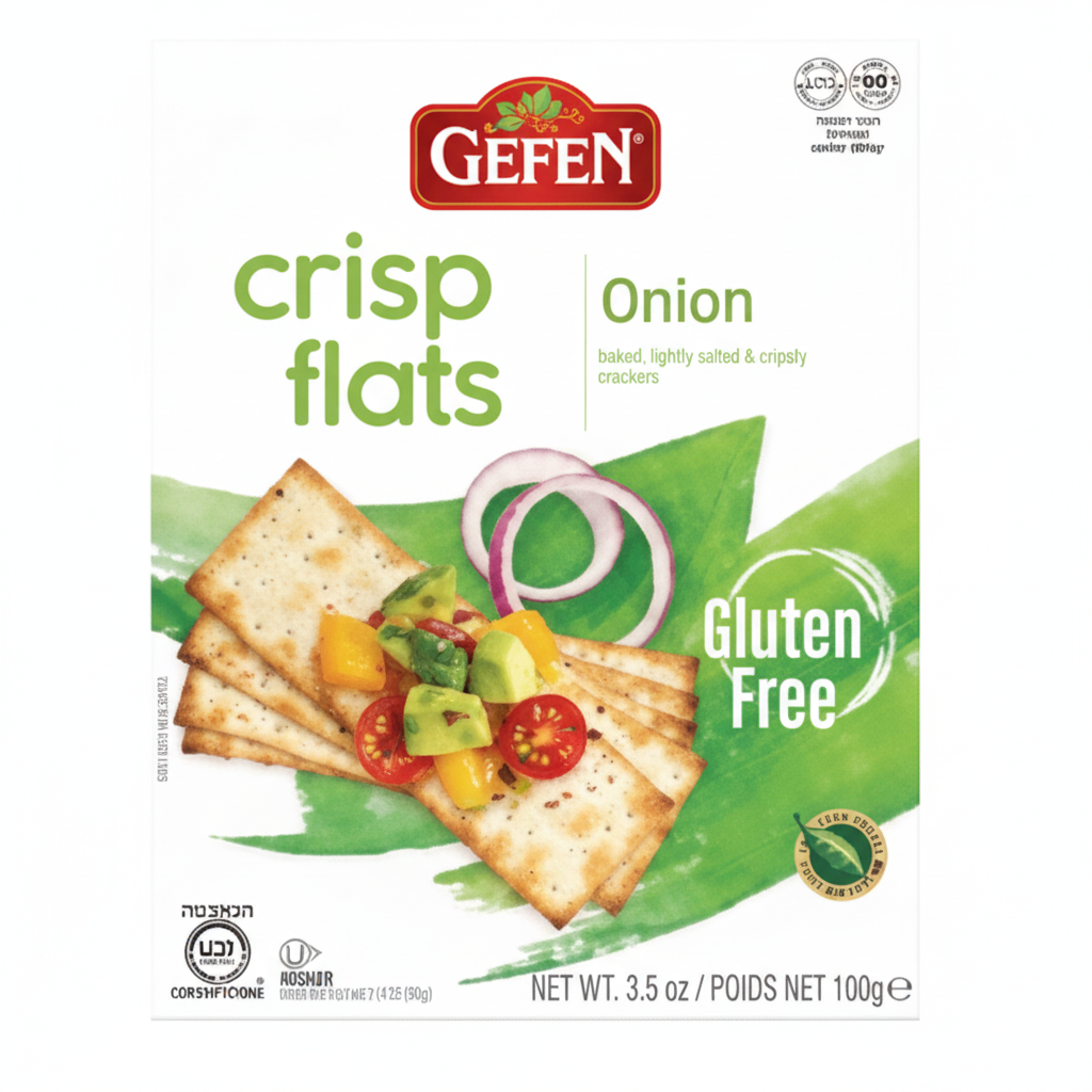 GEFEN ONION CRISP FLATS - Passover