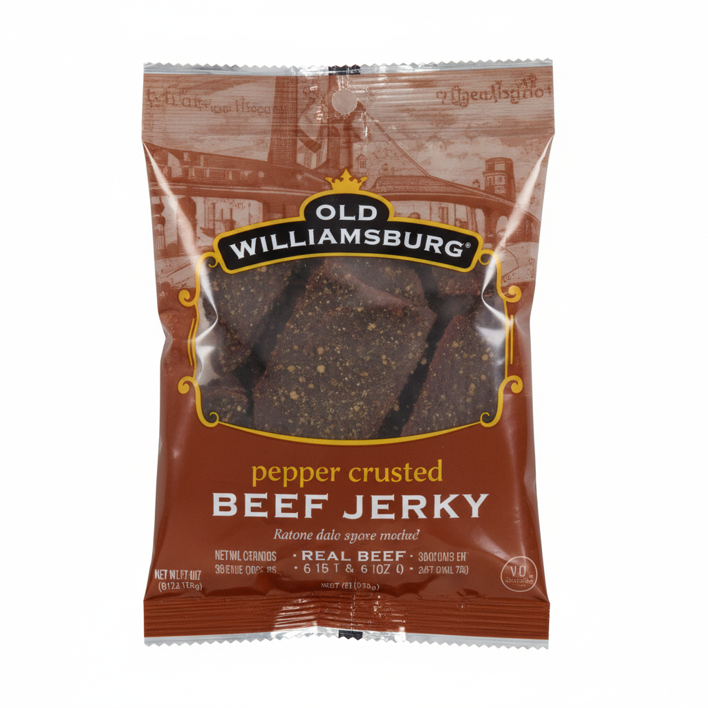 OLD WILLIAMSBURG PEPPER CRUSTED JERKY (P) - Passover