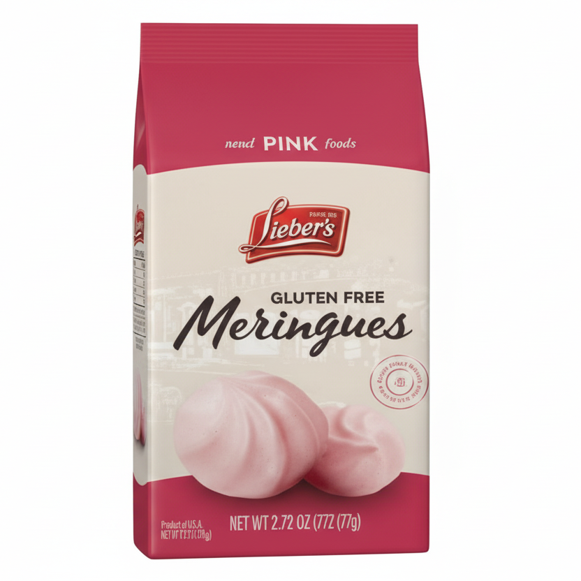 Lieber's Pink Meringues - Passover
