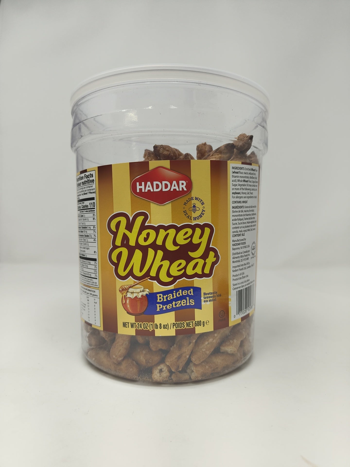 Haddar Honey wheat Pretzel's 24oz