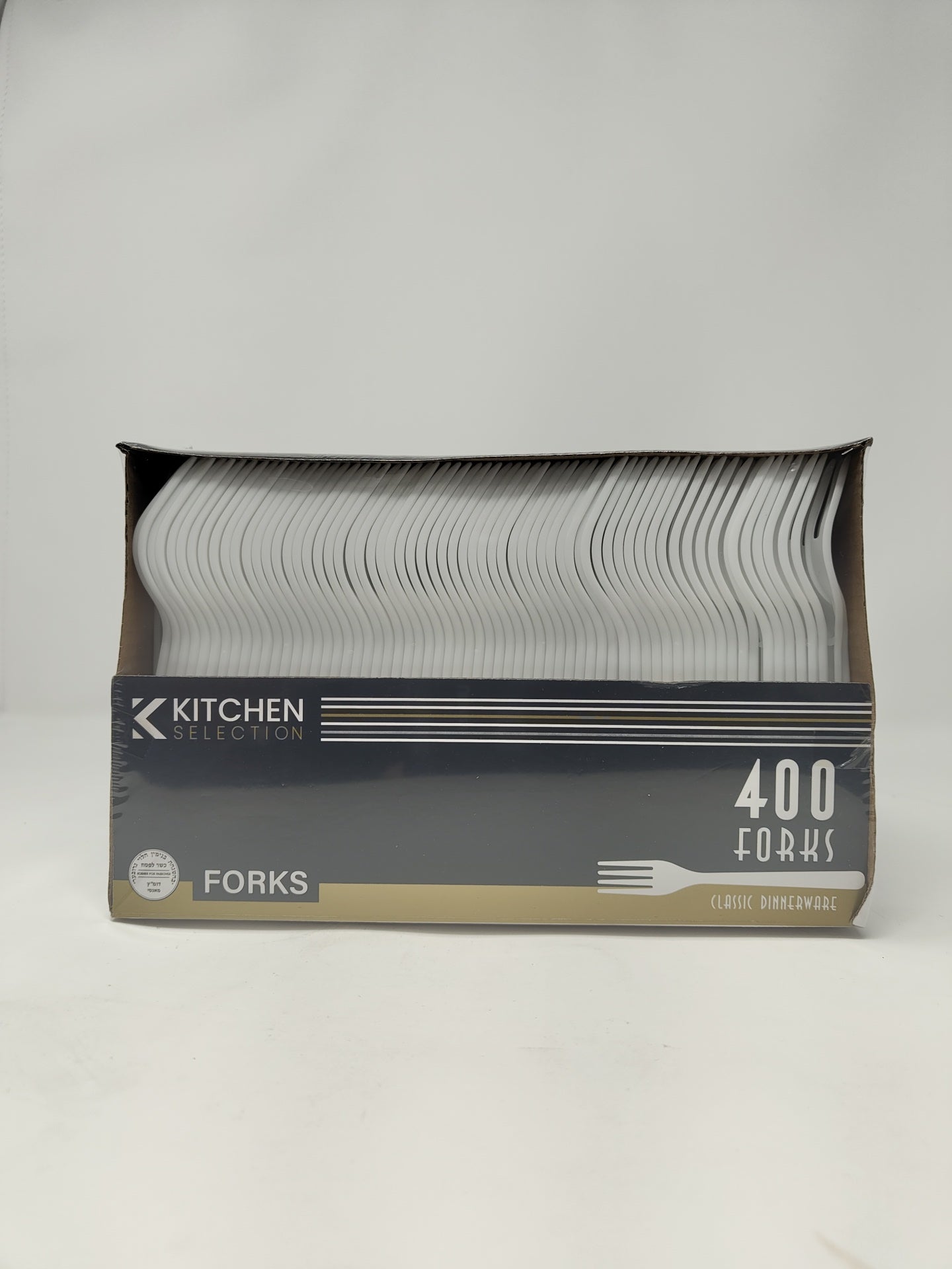 Kitchen Select Disposable Plastic Forks 400 count