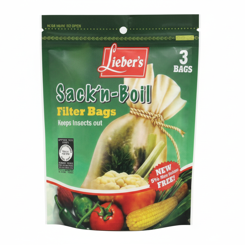 Lieber's Sack-n-Boil Insect 3 Bags - Passover